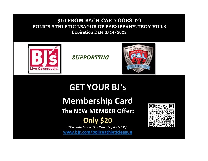 PAL BJs Membership Fundraiser 2025 QR Code