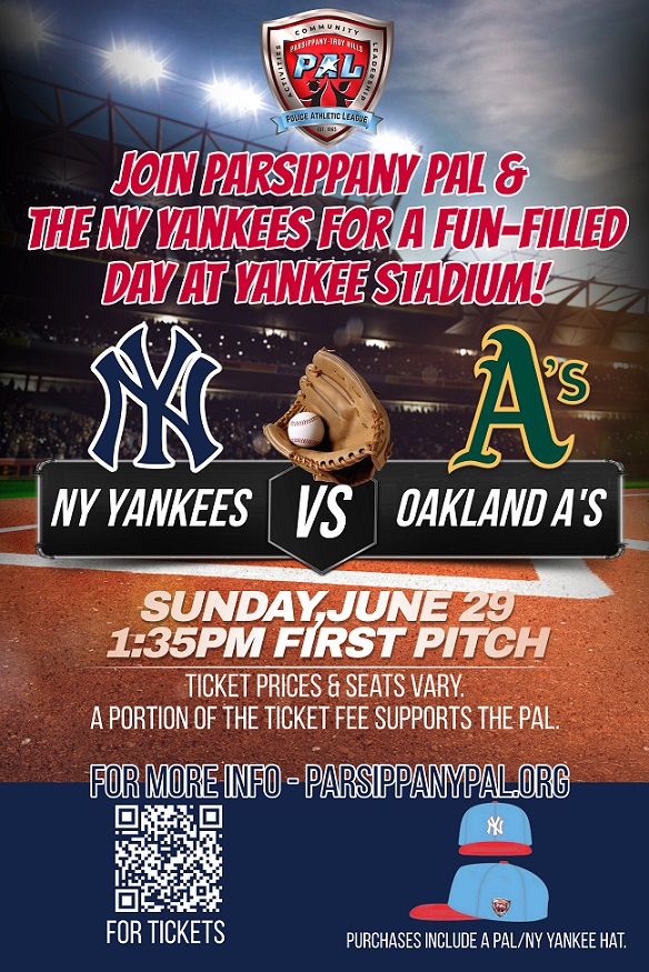 2025 PAL Yankee Game Fundraiser 6-29-25