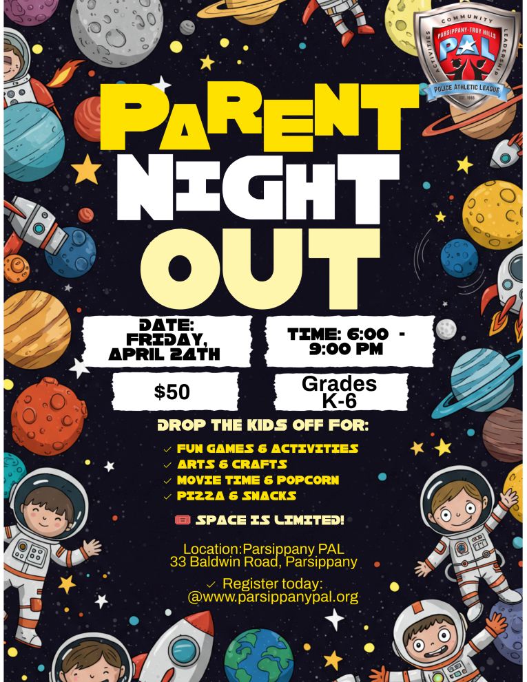 Parent Night Out Flyer